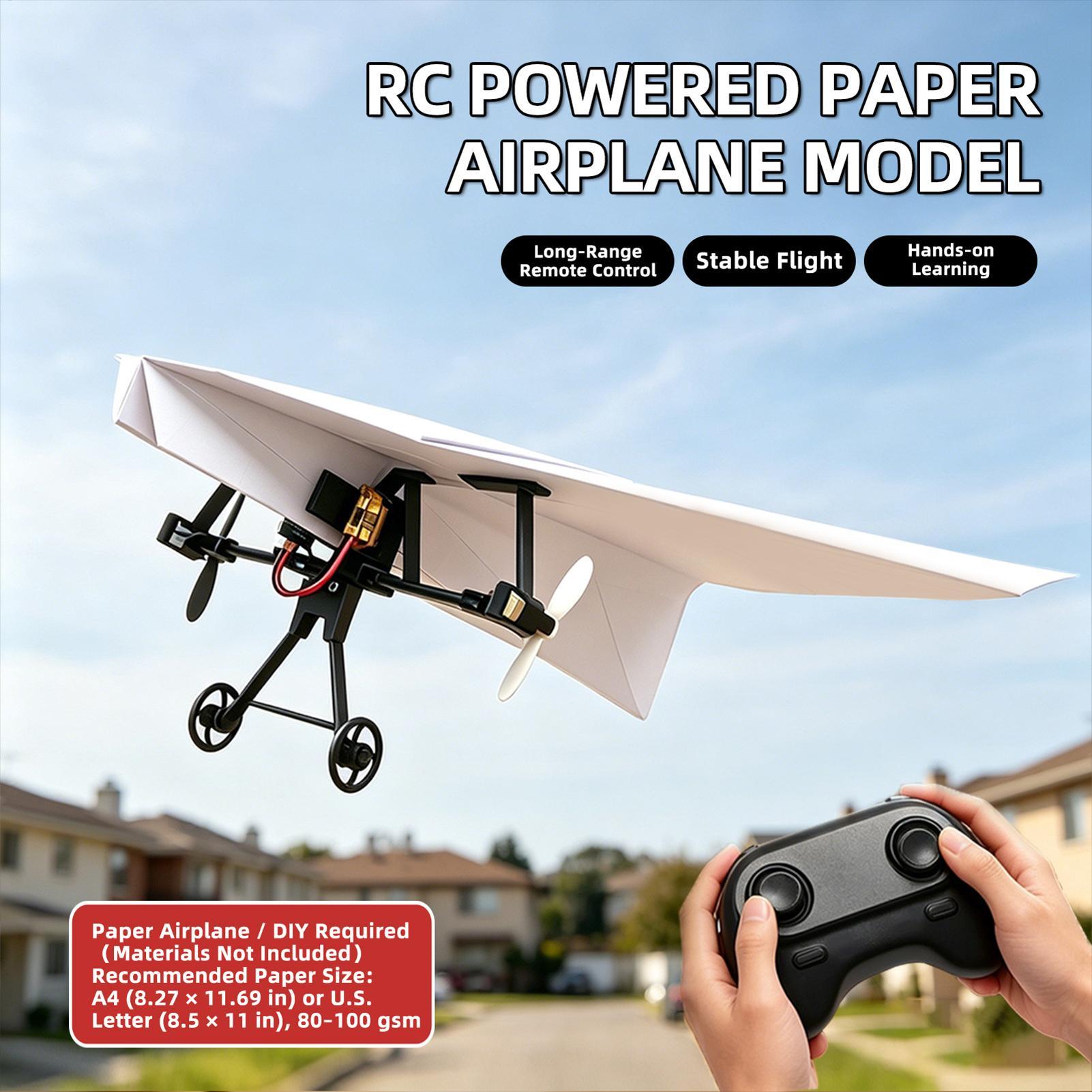 DIY RC Paper Airplane Kit Plan - огляд і ціна Rc Hobby Toys