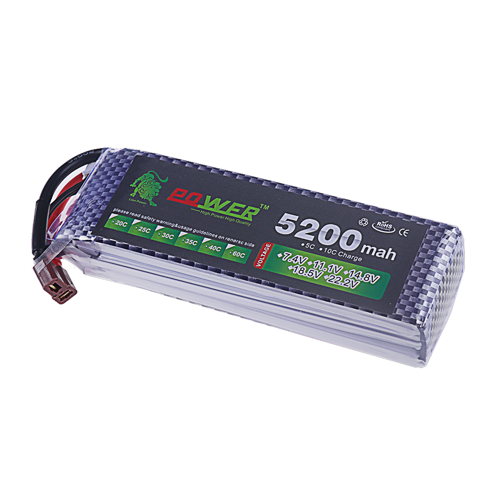 3S Lipo Battery 11.1V 5200mah  - огляд і ціна Rc Hobby Drone
